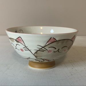 Rice Bowl MANEKI NEKO LUCKY CAT Noodle Ramen Made in Japan by Kafuh